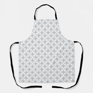 Delantal El polka pone de moda gris claro