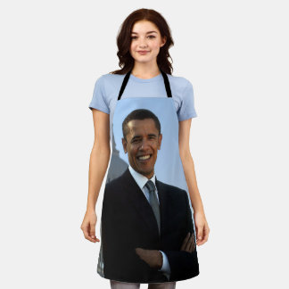 Delantal El presidente estadounidense Barack Obama como sen
