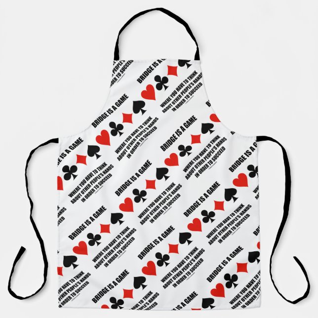 Delantal El puente es un juego donde pensar las manos de ot (Anverso)