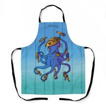 El pulpo pirata bebe rum curioso nautical