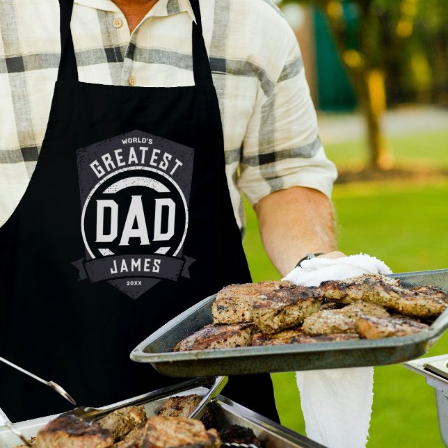 Delantal El regalo del Día del Padre Moderno más grande que (Subido por el creador)