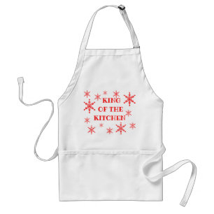 DELANTAL ¡EL "REY DE LA COCINA" APRON PARA EL CHEF MAESTRO!