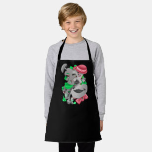 Delantal El rompecabezas surrealista enfrenta a Apron