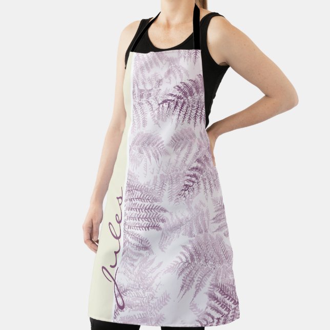 Delantal El rosa de los serenos exuberantes en el amarillo (in situ)