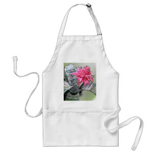 Delantal El rosa floreció Bromeliad