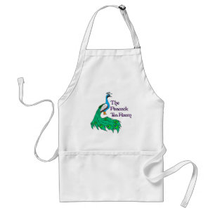 Delantal El salón de té Peacock Apron