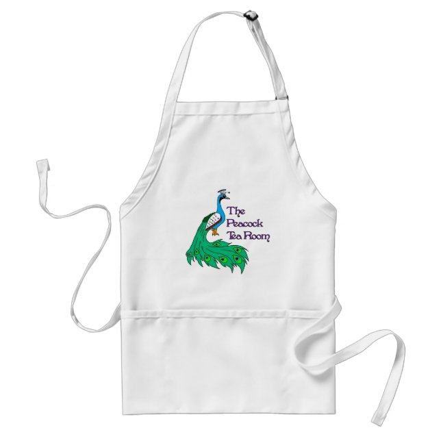 Delantal El salón de té Peacock Apron (Frente)