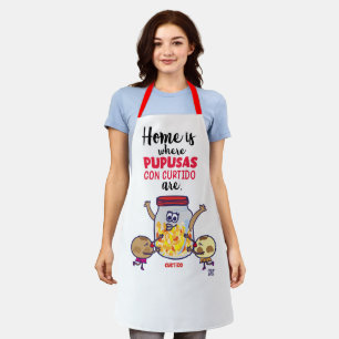 Delantal El Salvador y Pupusas