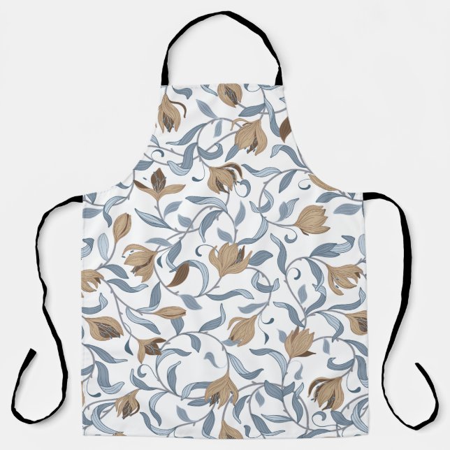 Delantal El sofisticado William Morris inspirado (Anverso)