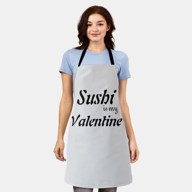 Delantal El Sushi Es Mi Valentín (Gastado)