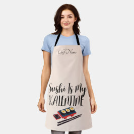 Delantal El Sushi Es Mi Valentín