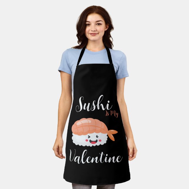 Delantal El Sushi Es Mi Valentín (Gastado)