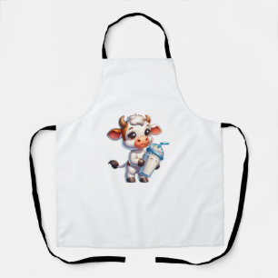 Delantal El timo de leche lindo Lover Pequeño ternera conge