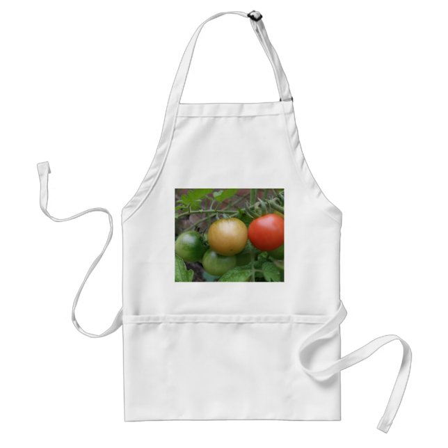 Delantal El tráfico ilumina tomates cocinando Apron (Frente)