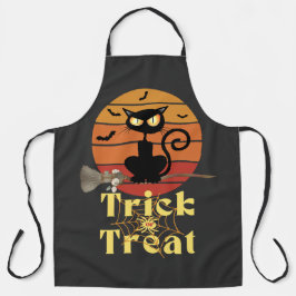 Delantal El truco o la aventura del gato brujo