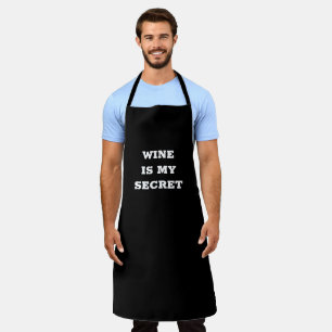 Delantal El vino es mi secreto