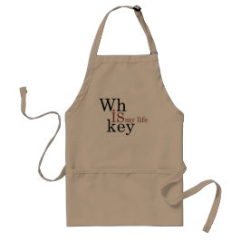 Delantal el whisky es mi vida