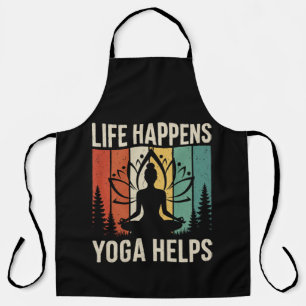 Delantal El Yoga Ayuda En La Vida