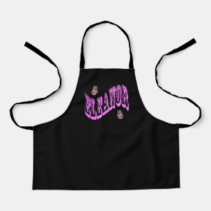 Delantal Eleanor Mosaico Rosa Con Gatos, Apron