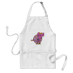 Delantal elefante afrutado morado