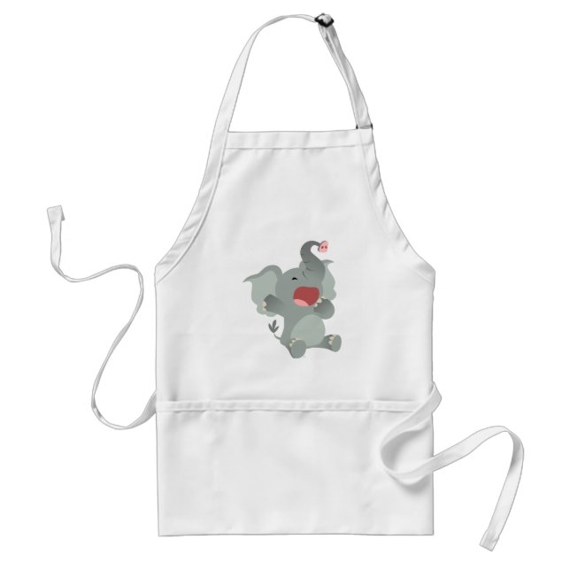 Delantal Elefante Apron, un Personalizado somnoliento (Frente)