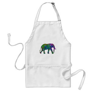 Delantal Elefante colorido
