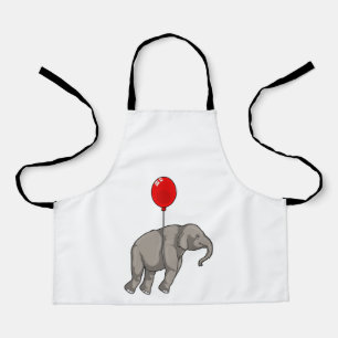 Delantal Elefante con globo