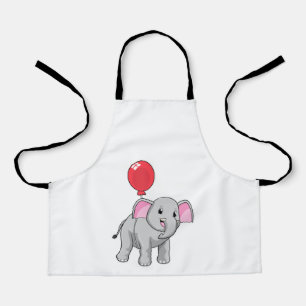 Delantal Elefante con globo