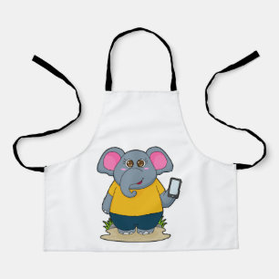 Delantal Elefante con móvil