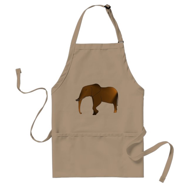 Delantal Elefante de Mujeres Modernas (Frente)