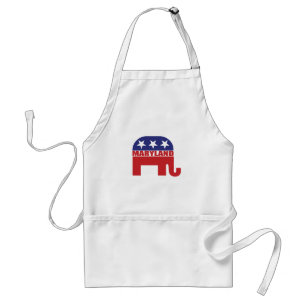 Delantal Elefante del republicano de Maryland