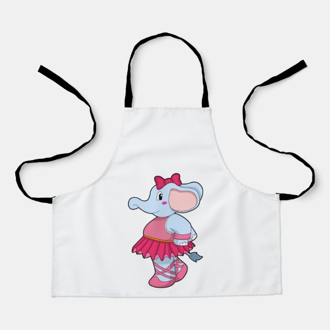 Delantal Elefante en el ballet con falda (Anverso)
