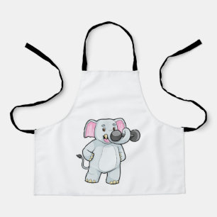 Delantal Elefante en el entrenamiento Strenght con Dumbbell
