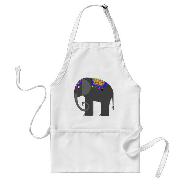 Delantal Elefante indio Apron (Frente)