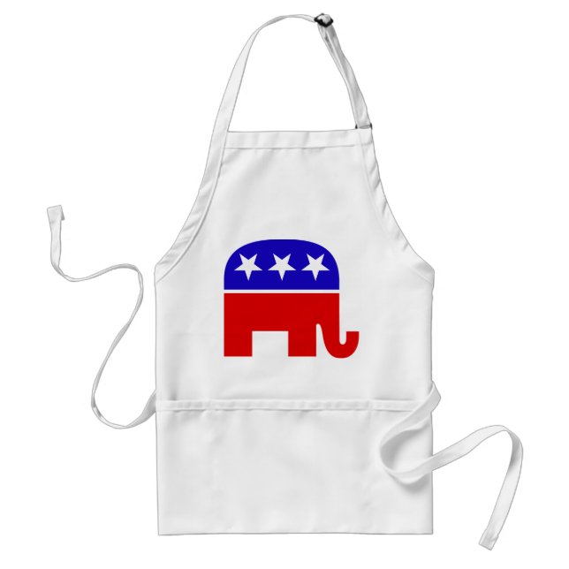 Delantal Elefante Republicano Apron (Frente)