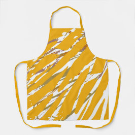 Delantal Elegancia del pincel dorado