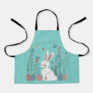 Delantal Elegancia Escandinava Conejito de Pascua