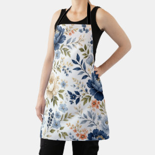 Delantal Elegancia Floral Atemporal Midnight Bloom