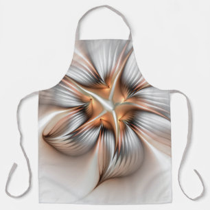 Delantal Elegancia floral modernidad Resumen arte fractal
