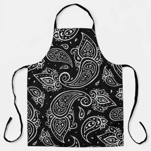 Delantal Elegancia paisley: un patrón étnico sin fisuras.