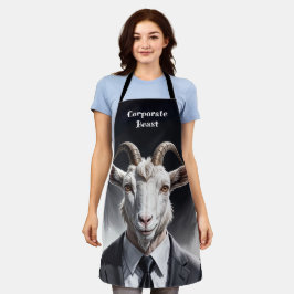 Delantal Elegant goat gentleman in formal portrait scene