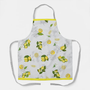Delantal Elegante Apron de Limón Mediterráneo