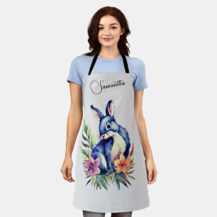 Delantal Elegante Cocina de arte acuático