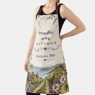 Delantal Elegante cocina personalizada de uva de Suttons Ba