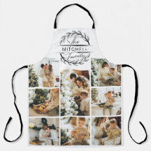 Elegante Collage de fotos moderno de la familia en