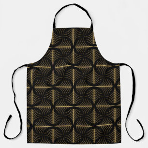 Delantal Elegante estilo Art Déco con un patrón de repetici