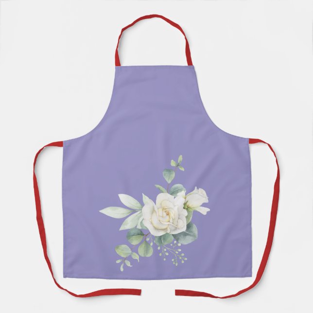 Delantal Elegante eucalipto Apron de impresión botánico tod (Anverso)