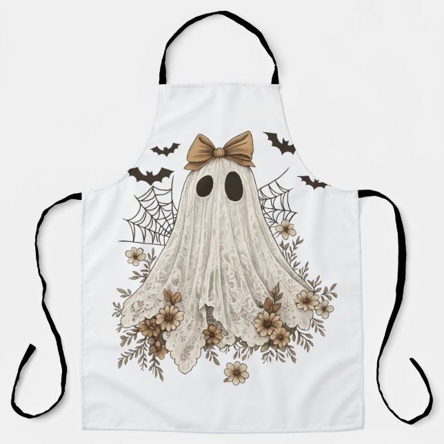 Delantal Elegante fantasma de encaje con reverencia | Fanta (Anverso)