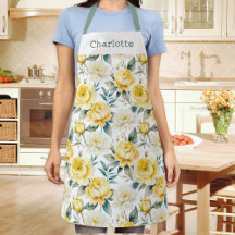 Elegante Floral Amarillo y Blanco Pretty