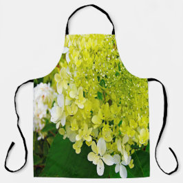 Delantal Elegante Hortensia Limelight Verde Chartreuse